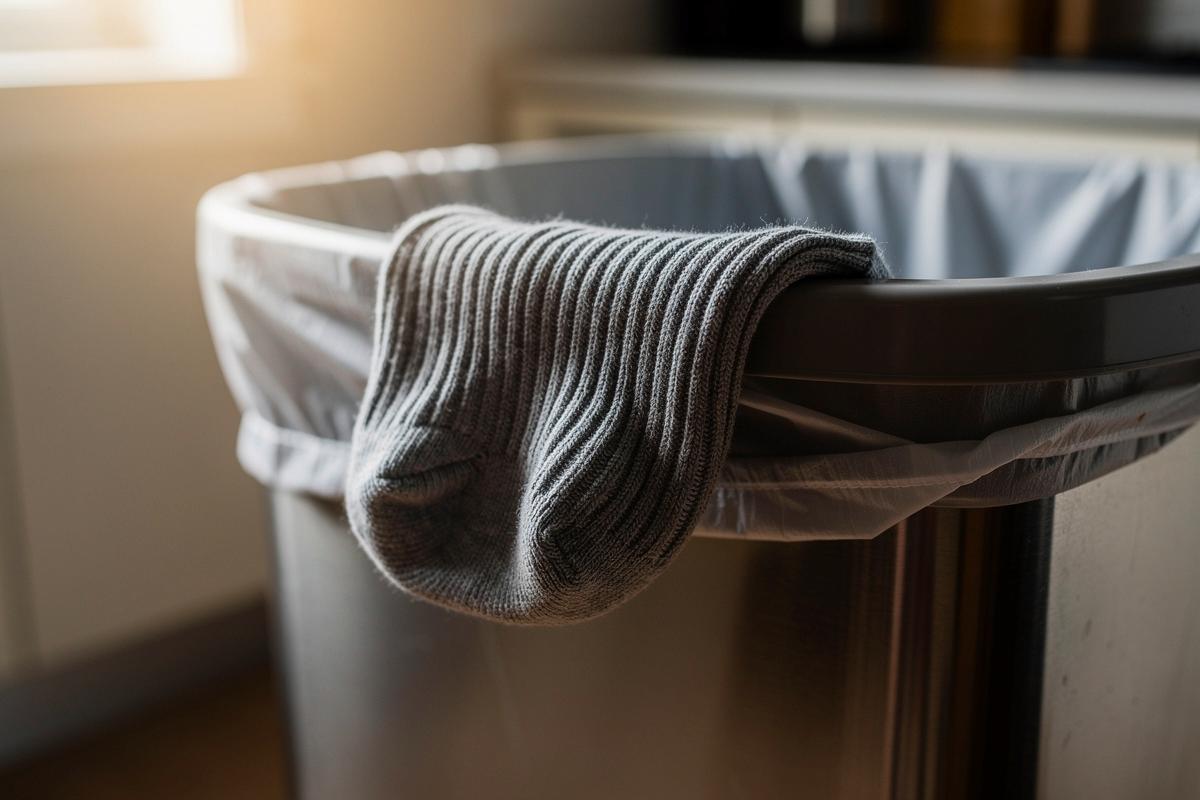 Wie ein alter Socken als bester Mülleimerfilter fungiert, Hausmeister verraten
